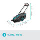 PowerMax Duo 46/36V Solo, Dual-Blade High Performance Lawnmower