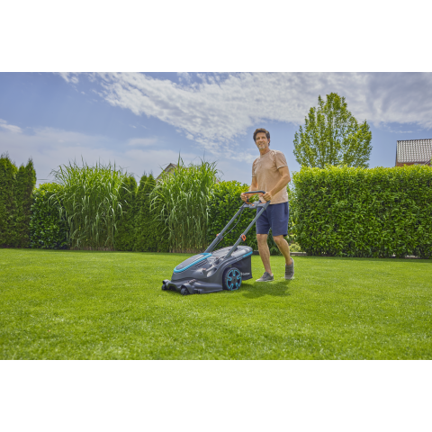 PowerMax Duo 46/36V Dual-Blade High Performance Lawnmower with P4A Battery