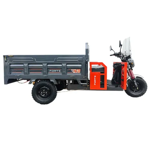Вантажний електричний трицикл FORTE GP-1500-C Сірий